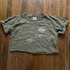 Harley Davidson Cropped Tee